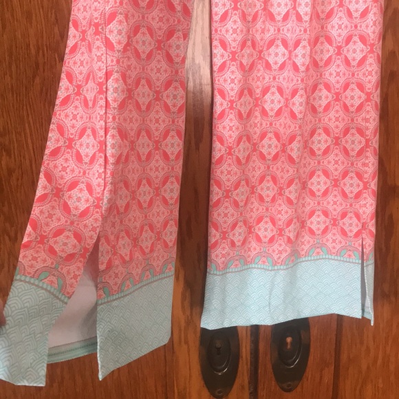 Cabana Life Palazzo Beach Pants Coral Tides Size XS - Picture 7 of 11